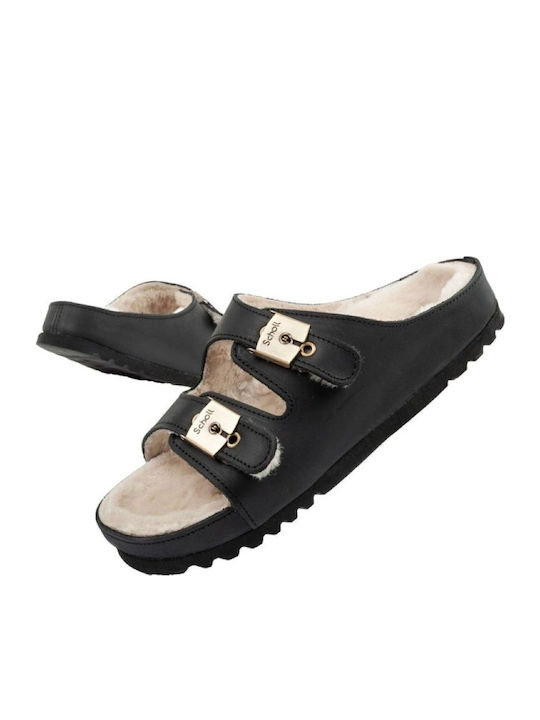 Scholl Kim Flache Sandalen für Damen in Schwarz...