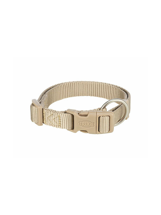 Trixie Dog Collar in Beige color