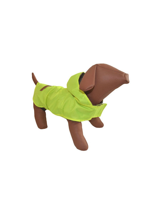 Woofmoda Yellow Waterproof Dog Coat with Hood Large / XSmall / XXXLarge with 36cm Back Length