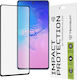 Techsuit Adeziv complet Full Face Tempered Glass Negru (Galaxy S10 Lite)