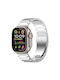 Techsuit W012 Каишка Неръждаема стомана Сребрист (Apple Watch (1-10, SE, Ultra) - Techsuit)
