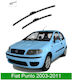 Front Wiper Blade Set Fiat Punto 2003-2011 53cm 45cm Bosch Aerotwin 3398000162 21" & 18" 2 Pieces