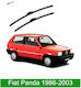 Front Wiper Blade Set Fiat Panda 1986-2003 40cm 40cm Bosch Aerotwin 3398000157 16" & 16" 2 Pieces