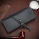 Firedog Tobacco Pouch with Wrap-Around Cord 20x10cm Gray