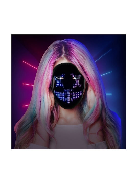 Custom Face-Changing Halloween Festival Party Change LED Colorful Luminescence Mask Rechargeable Version