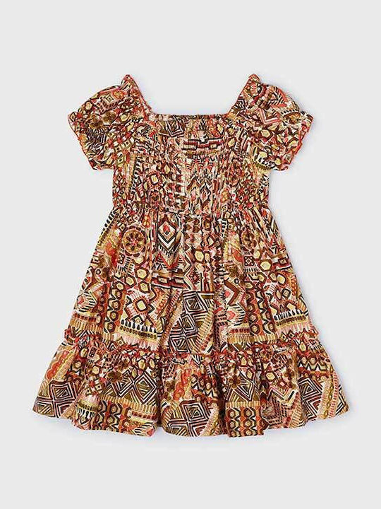 Girls Dress Short Sleeve Set with Accessories Grenadine