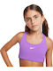 Nike Swoosh Kinder-Bustier Dri-Fit Lila