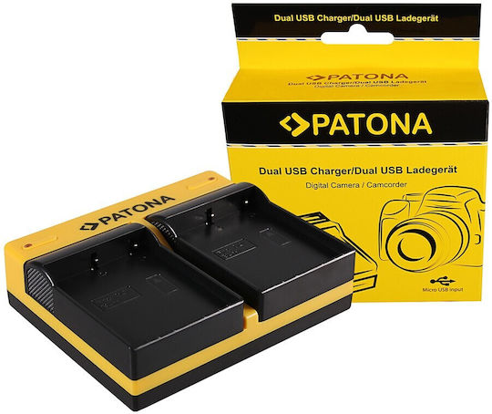 Patona Dual Ladegerät F Olympus Blh-1 Om-d Em-1 Mark 2 Em-1 Mark Ii Blh-1 Om-d Inkl Micro-usb