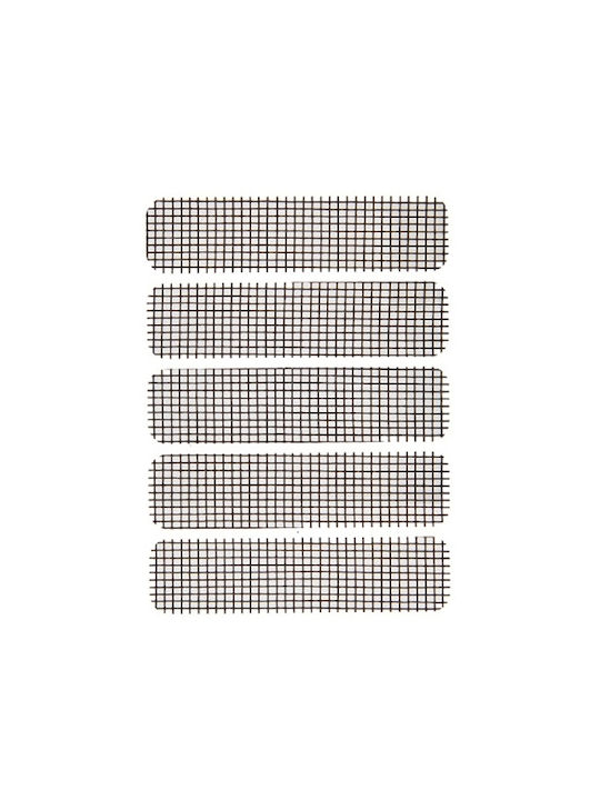 5 Pcs Set Zx017 Screen Window Mosquito Sticker Drainage Hole Black