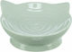 Trixie Viviana Keramik Schale mit Behälter Futter für Hund & Katze 150ml 14cm in Grün Farbe