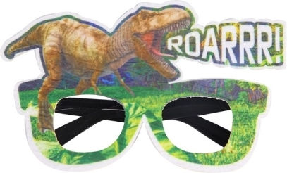 Birthday Party Photo Props 3 Pcs Dinosaur Funny Glasses Model