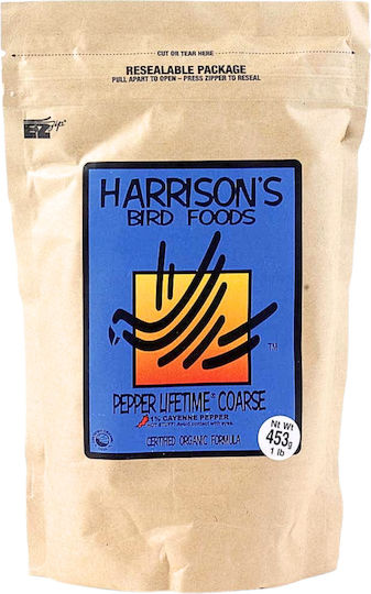 Harrison's Pepper Lifetime Coarse Year-round Granules Medium Large Birds Pepper 450g