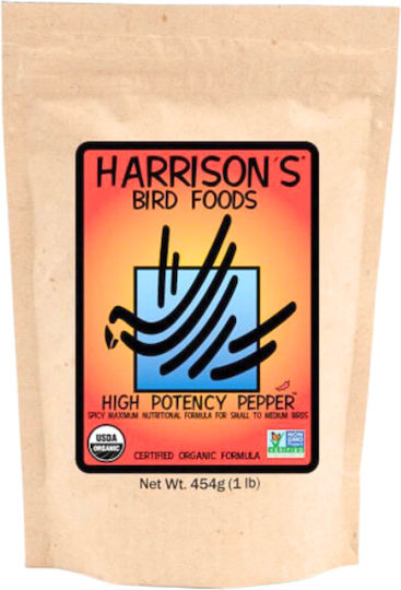 Harrison's High Potency Fine Pepper 100% Organic Parrot Food Medium Granule Birds