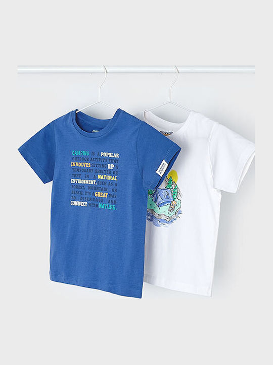 Mayoral Σετ T-shirts Μπλε