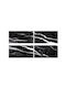 Wall Sticker 4 Pieces Crystal Tape Marble Pattern Wall Sticker Dls030