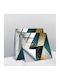 20 bucăți autocolante de perete cu design geometric 10 cm cristal PVC Ts231