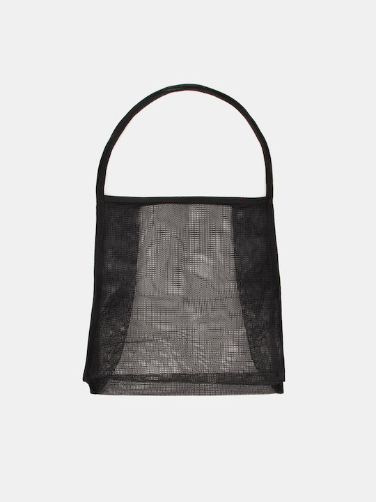 Black Mesh Beach Bag