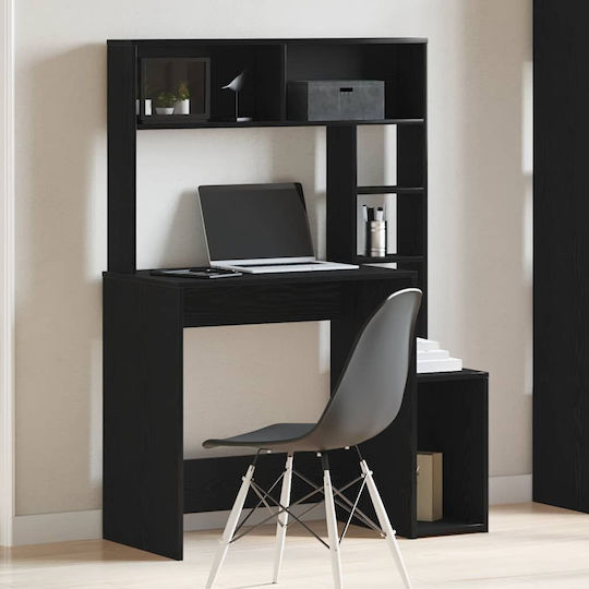 Computer Büro Holz Black 100x45x140cm
