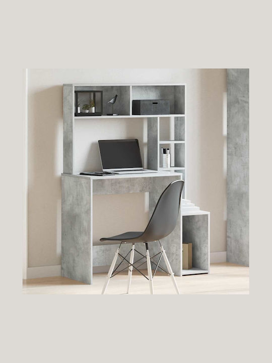 Computer Büro Holz Gray 100x45x140cm