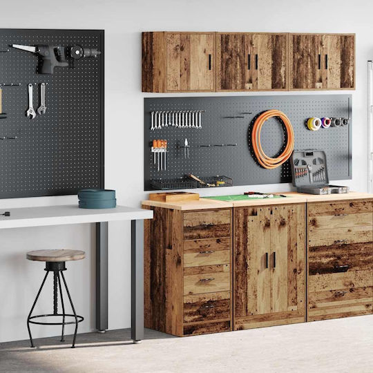 Office Storage Drawer from Solid Wood Brown 40x51x85cm