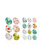 Wall Sticker 3 Packs Easter Eggs Cartoon Glass Window Decoration Specification Combination 5