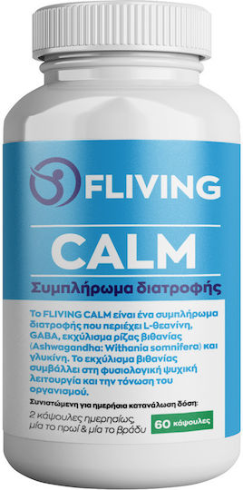 Fliving Fliving Calm Συμπλήρωμα για το Άγχος 60 κάψουλες