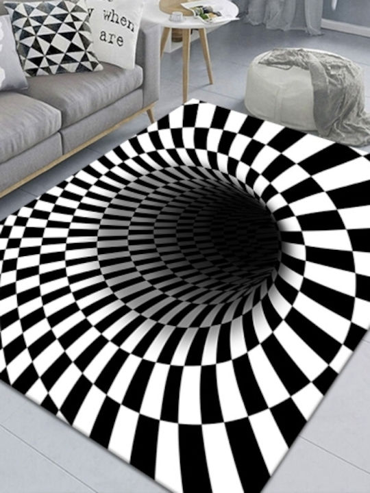3D Geometric Stereo Trap Vision Carpet Living R...