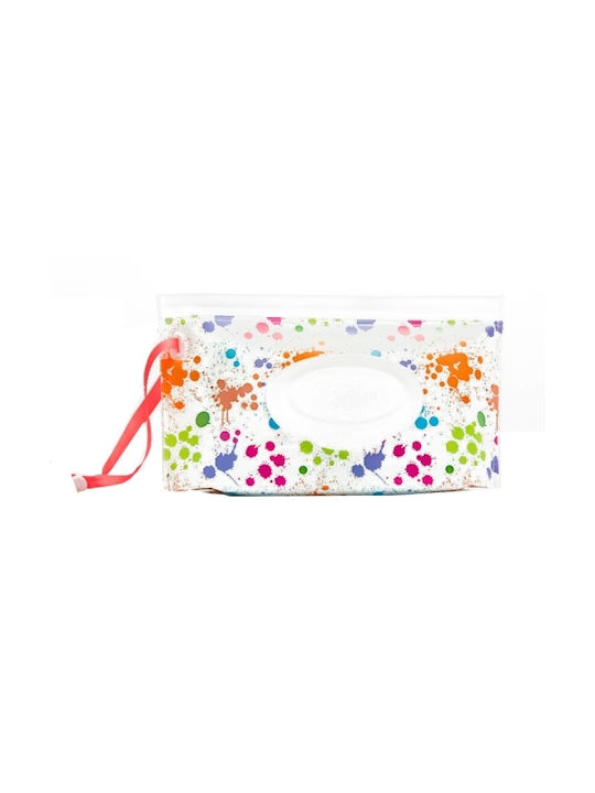 Baby Eva Feuchttücher Tasche Tragbar Flip Abnehmbar Sanitäre Feuchttücher Tasche Farbspray