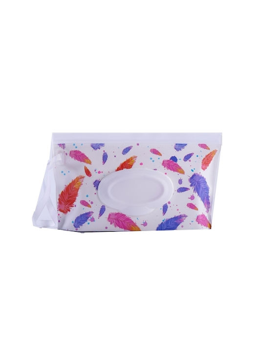 Baby Eva Feuchttücher Tasche Tragbar Flip Abnehmbar Sanitäre Feuchttücher Tasche Feder