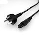 Microconnect Power Cord Type NYL in Black Colour 1m
