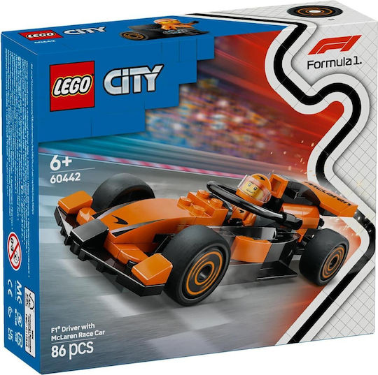 City F1® Fahrer Mit Mclaren Rennwagen Für 6+ Jahre 86 Stück