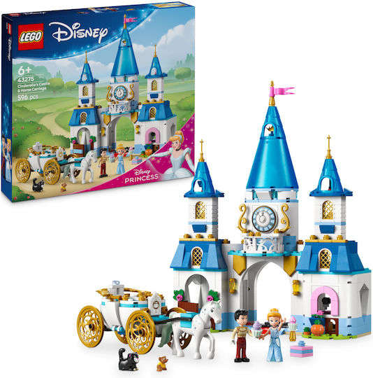 LEGO Castle Cinderella's Castle & Horse Carriage for Ages 6+ 596 Pieces