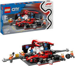LEGO City F1® Pit Stop & Pit Crew with Ferrari Car για 6+ Ετών 322τμχ LEGO City F1® Pit Stop & Pit Crew with Ferrari Car για 6+ Ετών 322τμχ