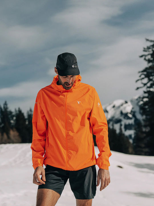 Sportjacke Wasserdicht Neon Orange