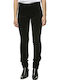 Damen Stoff Hose Schwarz