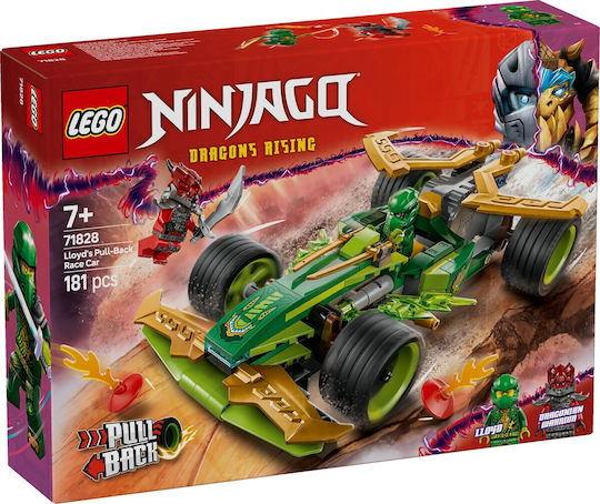 LEGO Ninjago Колата Със Задвижване На Лойд За Състезания За 7+ Години 181 Бройки