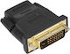 Dvi 24+1 Dual Link Plug Adapter To Hdmi Socket