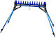 Garbolino Kit Silver Base Rod Holder Support 12 Positions 4 Xxl Legs 70-100cm Windproof