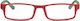 Lesebrille +2.50 Red/Green 7787