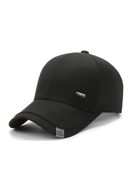Luciano Faketti Solid Color Baseball Cap Corduroy Unisex Casual Embroidered Lines Hat 100% Hand Washable Black