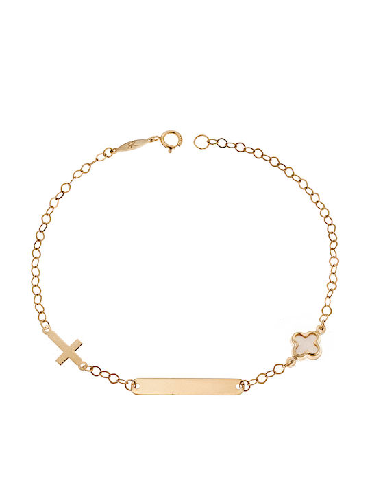 Kids Bracelet ID from Gold 9K