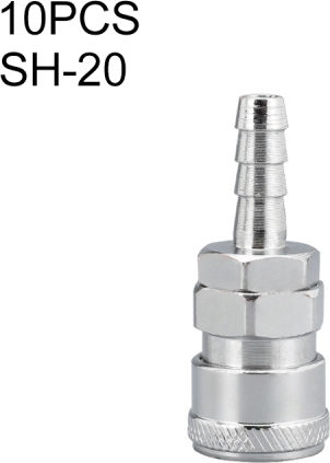 Laize Sh-20 10 Pcs C-type Self-lock Air Tube Pneumatic Quick Fitting Connector