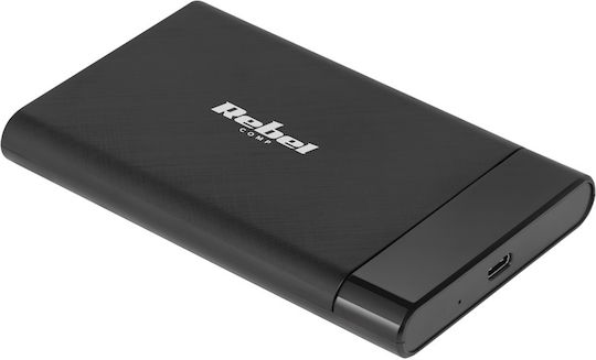 Carcasă pentru Hard Disk din Aluminiu Rebel 2.5" Sata Usb C 3.1