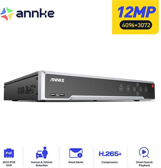 Annke Înregistrare video NVR 32 canale cu rezoluție 4K 01370142
