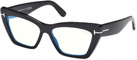 Tom Ford Damen Acetat Brillengestell Schwarz TF6026 001