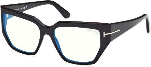Tom Ford Дамски Ацетатен Черен Рамки за очила TF5951 001