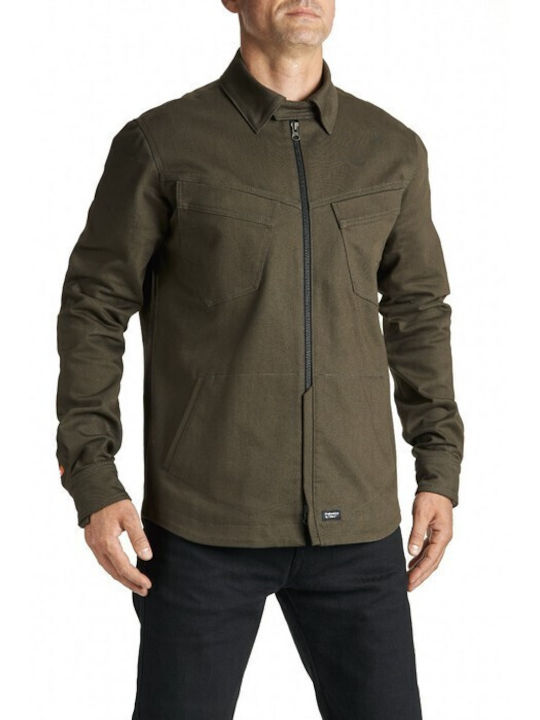 Pando Moto Capo Cor 02 Summer Men's Motorcycle Jacket Cordura Khaki