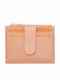 Small Leather Women's Wallet Classic with RFID Pink