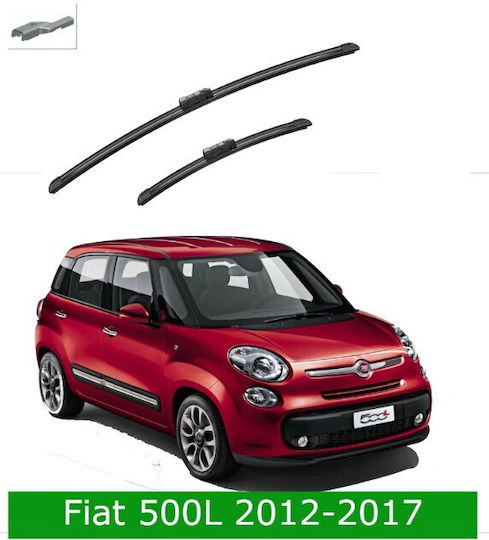 Front Wiper Blade Set Fiat 500l 2012-2017 65cm 38cm Bosch Aerotwin 3398000137 26" & 15" 2 Pieces