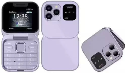 Andowl P9 Pro Dual SIM Mobile with Buttons (English, French, Spanish, Portuguese, Italian, Russian, Arabic, Hebrew) Purple